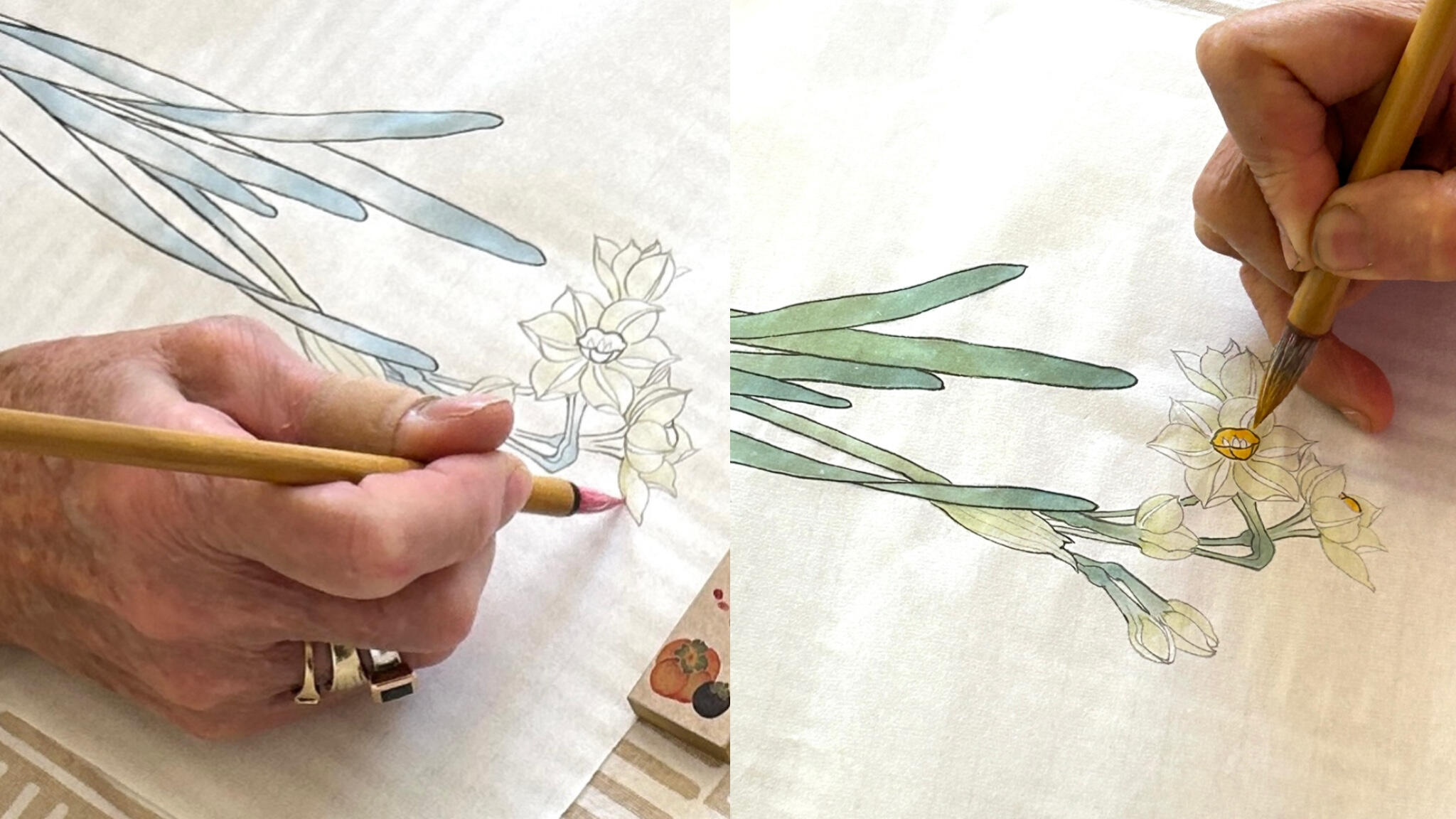Beginner Gongbi Painting Course | A structured introduction to traditional Gongbi painting, covering line drawing, colour layering, shading techniques, and essential materials. View current course dates and availability on ClassBento.